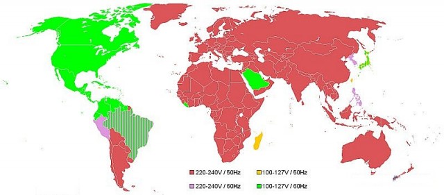 Как выглядят электророзетки в разных странах