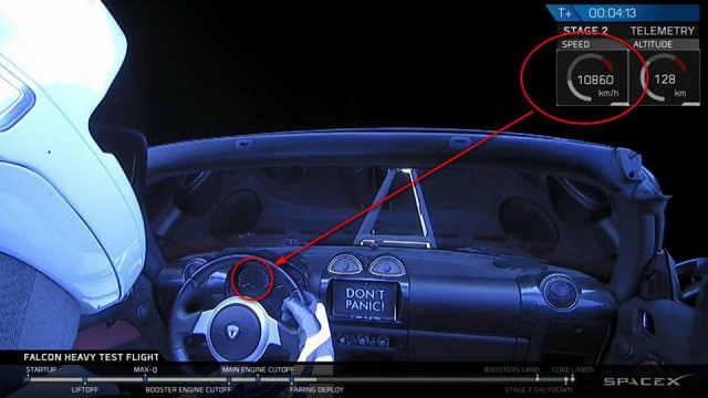 Запуск Falcon Heavy к Марсу от SpaceX