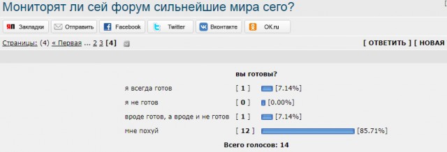 Мониторят ли сей форум сильнейшие мира сего?