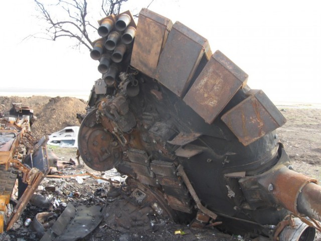 Бронетанковый апокалипсис. Подбитые танки вооружённых сил Новороссии