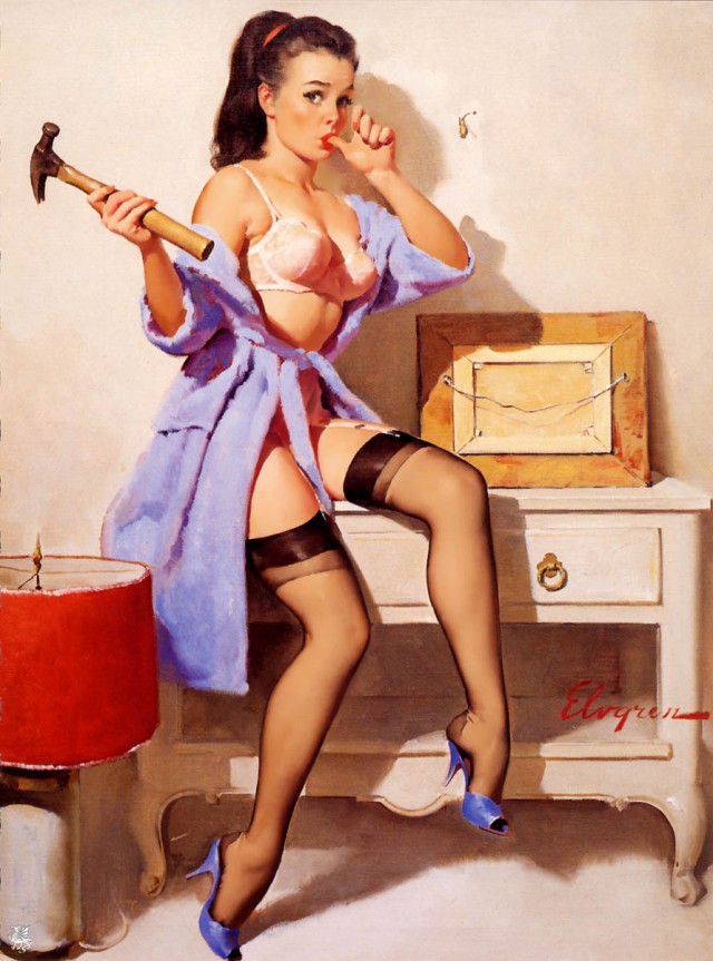 PIN-UP искусство Old school