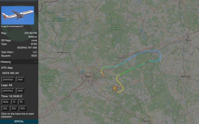 Батька не долетел до Москвы