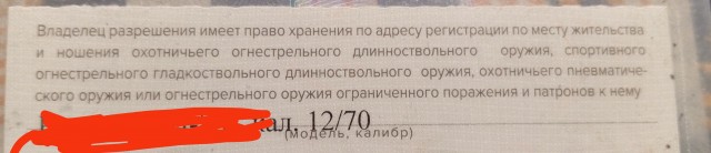 Правильное хранение оружия
