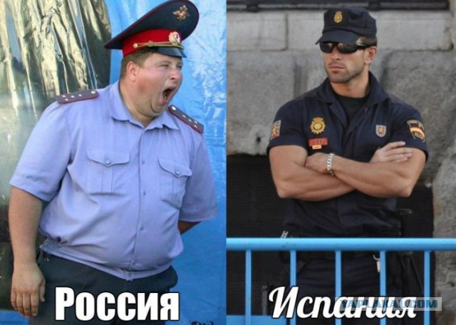 Фотографии из Instagram российской полиции