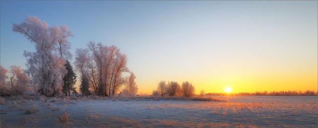 Зима в русской глубинке