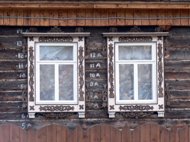 г.Семёнов. Наличники на окна (82 фото)