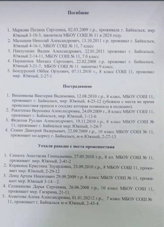 Одна из девочек притворилась мертвой после того, как нападавший ударил её ножом. Это спасло ей жизнь