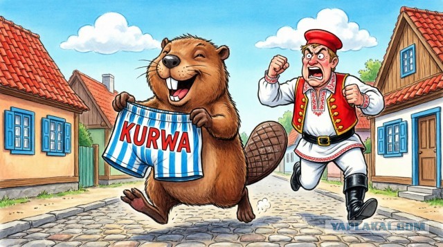 Бобр украл у поляка трусы