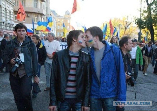 Вся суть сброда пришедшего на "марш мира"