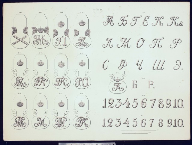 Обмундирование Императорской армии, 1844 год.