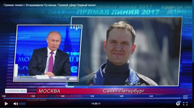Прямая линия с В. В. Путиным
