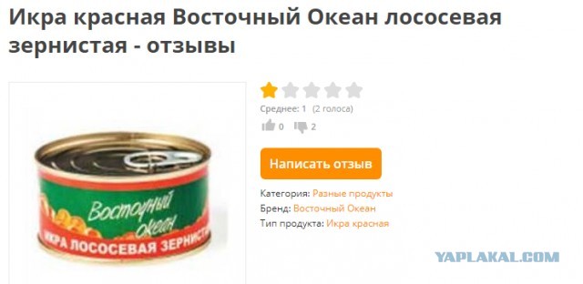 Поддельная икра из Дикси.