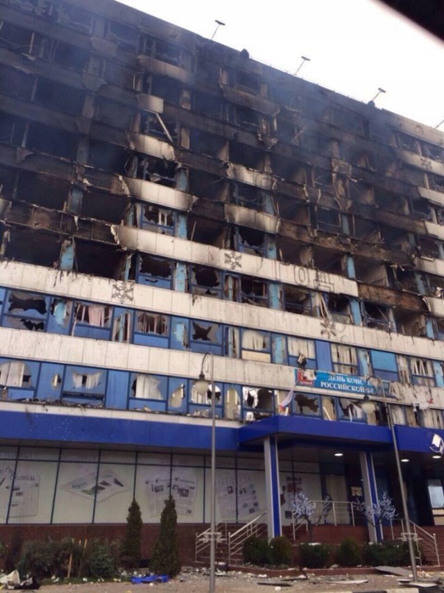 Боевики в центре Грозного