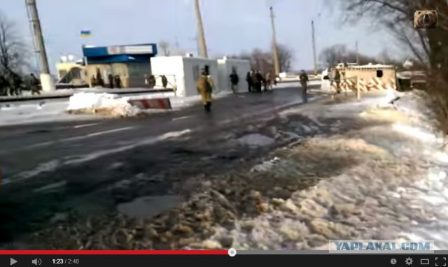 Видео разрыва градов.