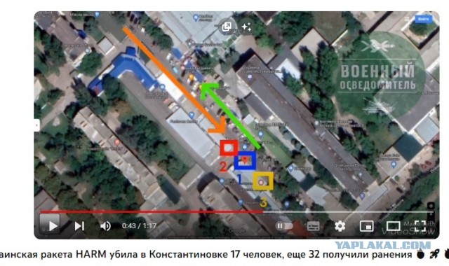Центральный рынок в Константиновке Донецкой области (под контролем Украины) подвергся обстрелу