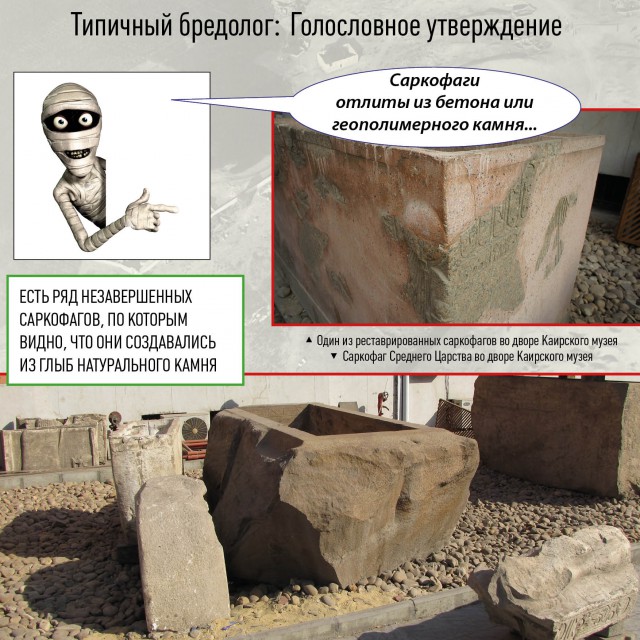 Древний Египет в голословных утверждениях