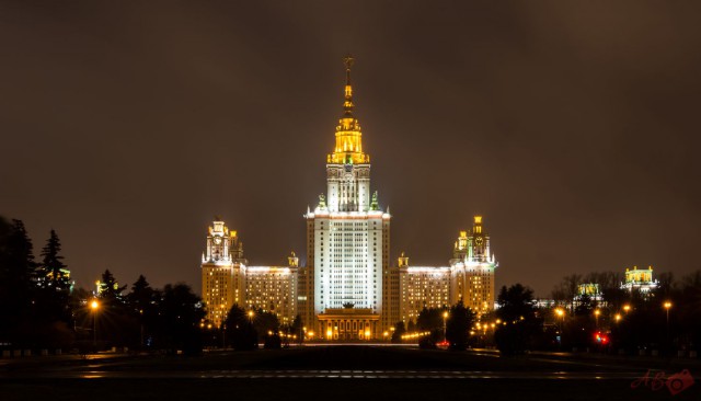Ночные и вечерние фотографии Москвы