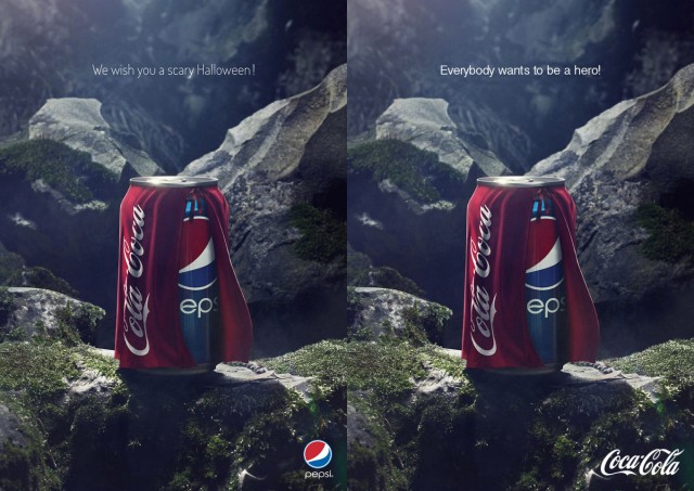 Тонкий рекламный троллинг Pepsi над Coca-Cola