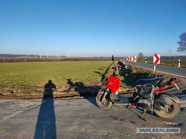 Германия на скутере. Фотоотчет