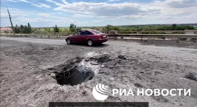 В Керчи произошёл взрыв на Крымском мосту около шести утра