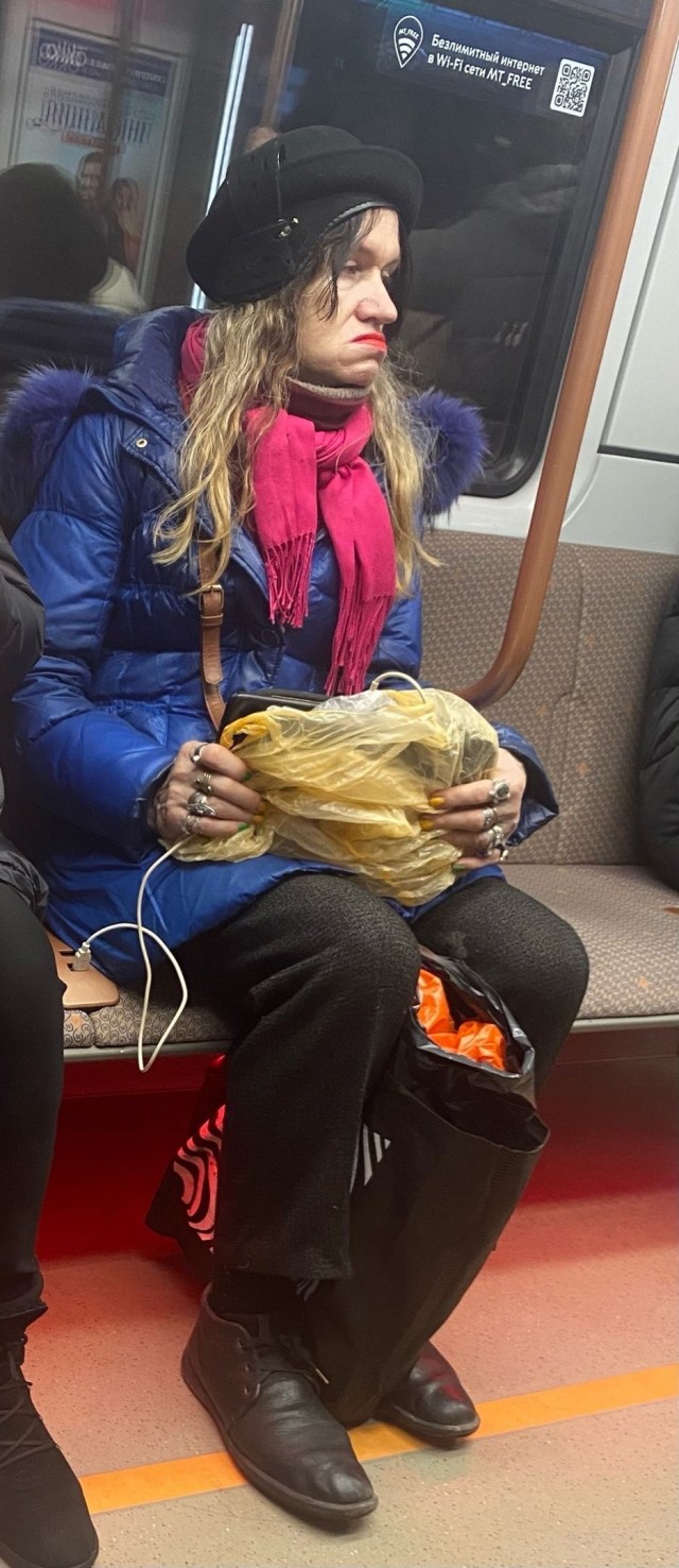Модники из российского метрополитена