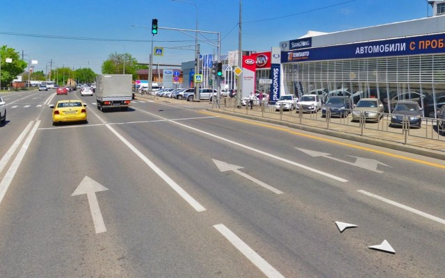 Момент вчерашней аварии в Краснодаре