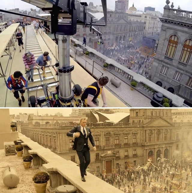 17 снимков со съёмочных площадок знаменитых фильмов, показавших интересные моменты, оставшиеся за кадром