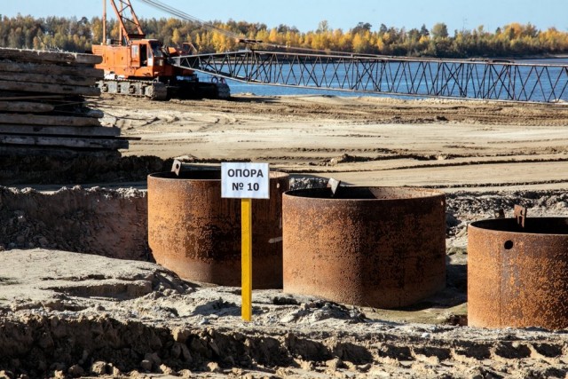 Новый мост через Обь в Сургуте