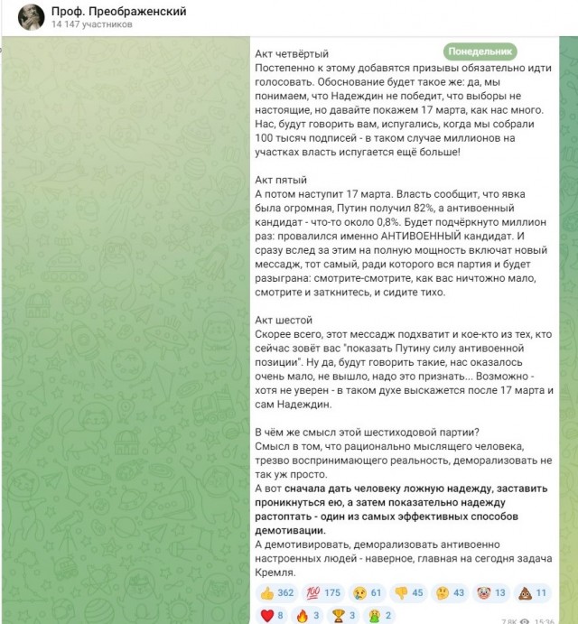 Сбор подписей за Надеждина