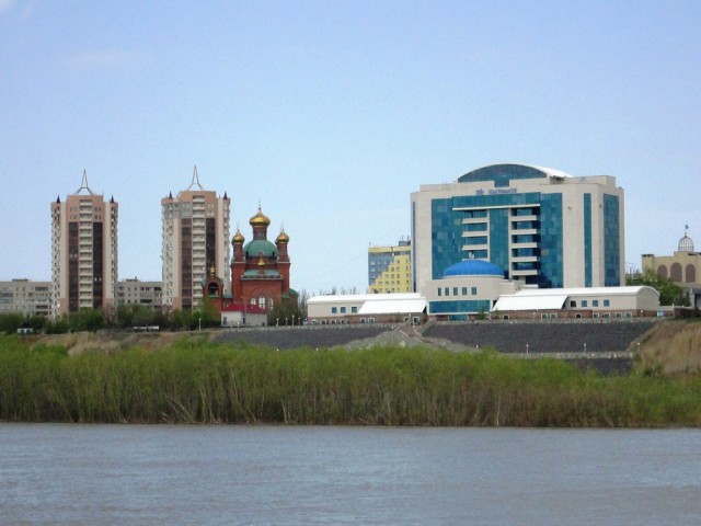 Прогулка по Иртышу на теплоходе. Павлодар.