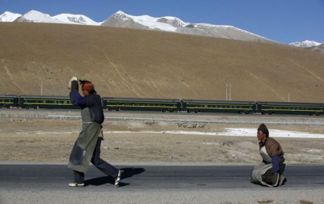 ЖД стройка в Китае (29 фотографий)