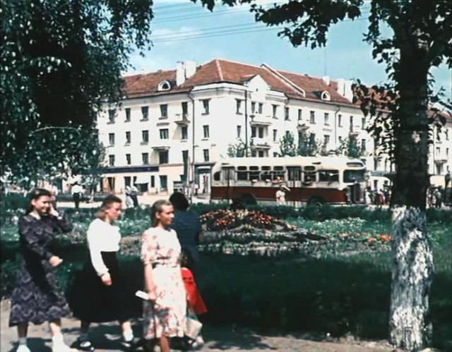 Стоп кадр: Минск 1953 года в цвете
