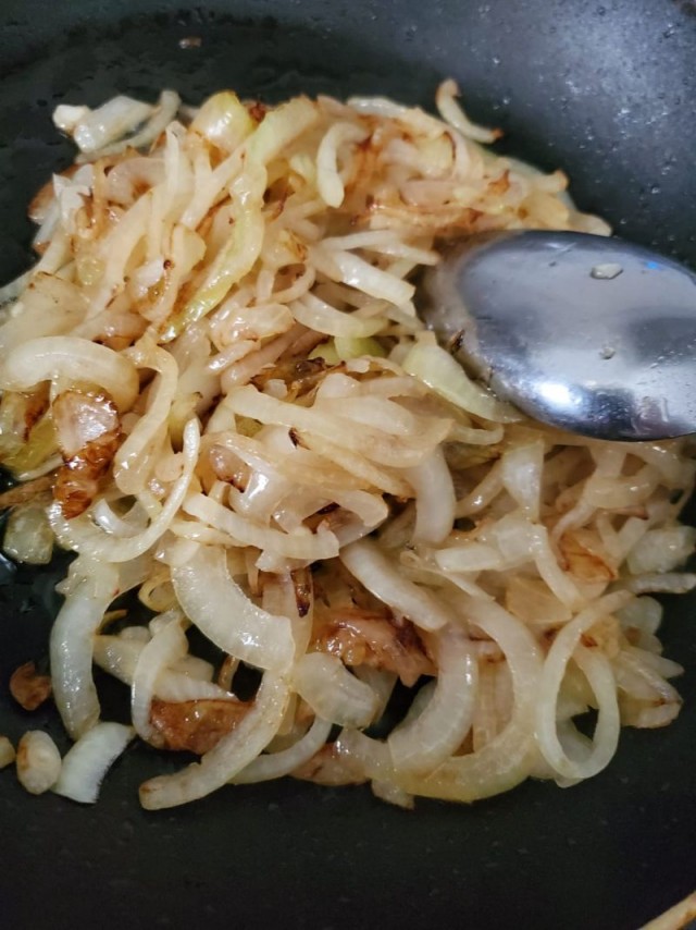 Картофельный салат по-корейски.