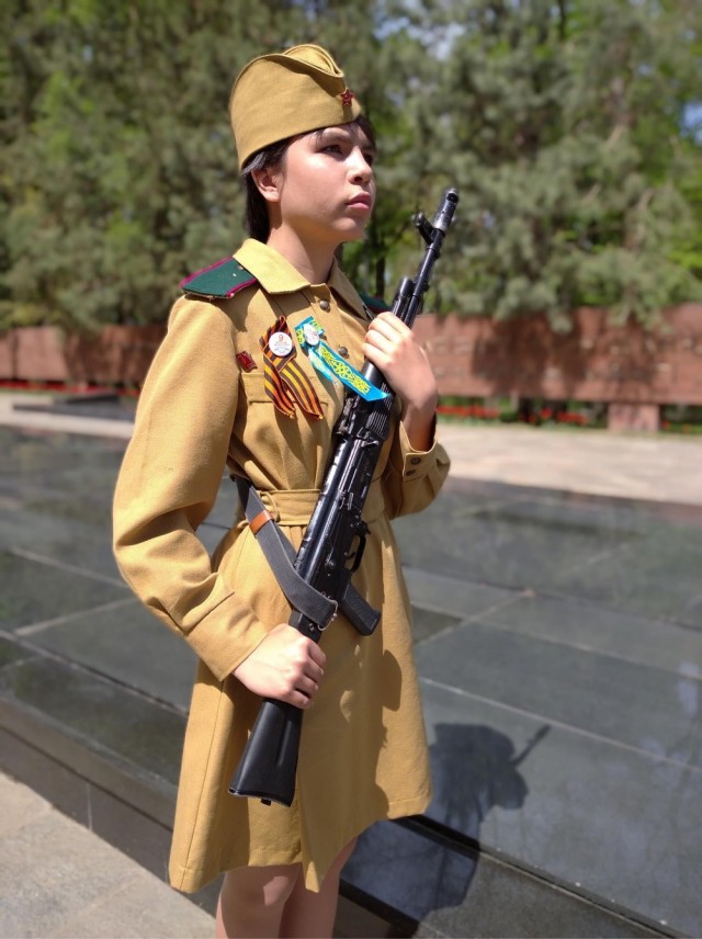 10-й день  Караула у Вечного огня, город Алматы