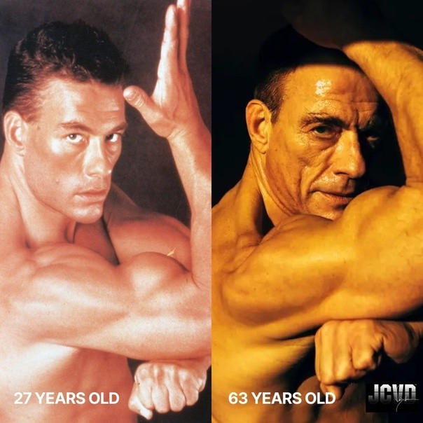 Жан-Клод Ван Дамм повторил свое фото спустя 36 лет