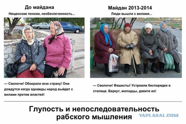 Типичные представители майдана