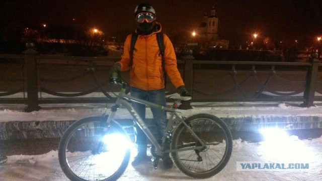 Зимних велосипедных покатушек пост