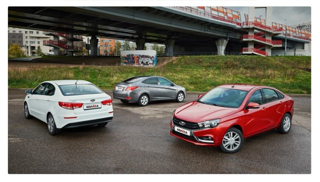 Корейское напряжение:сравнительный тест Lada Vesta