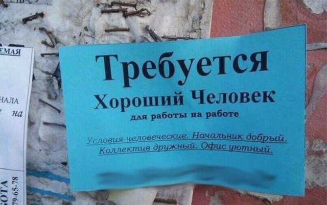 Прикольные надписи и объявления