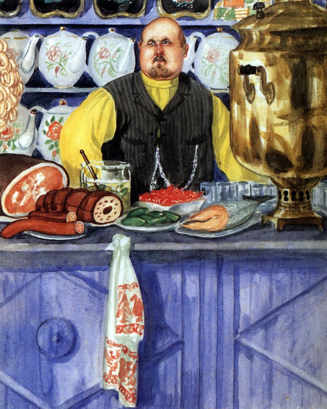 Московское чаепитие картина