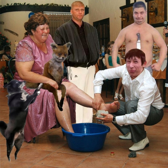 Фотожаба "Грозный пузан"