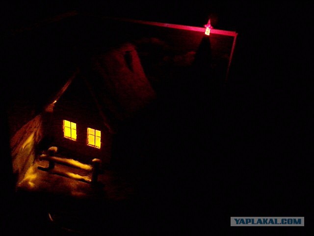 Поделка с ребенком 6 лет. Зимний дом