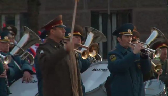 Фото с репетиции Парада Победы