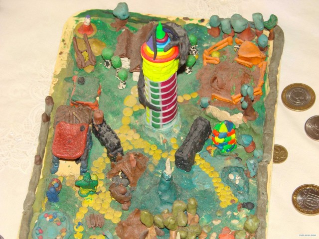 Фанарт из пластилина