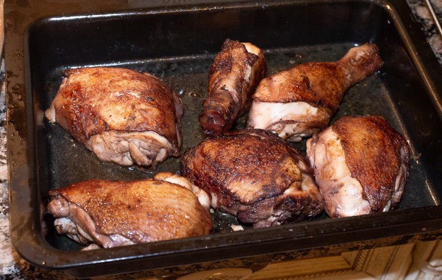 Кулинария: Жареная курица с французским акцентом.