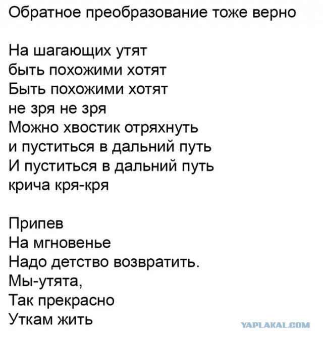 Свободный танец маленьких утят