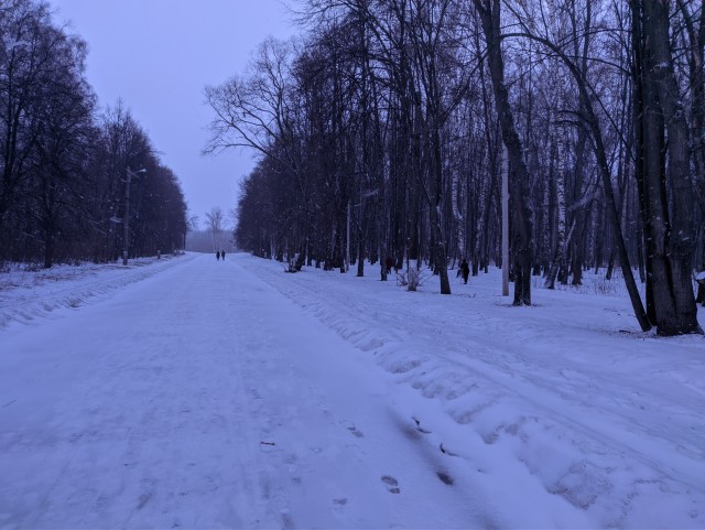 А из нашего окна