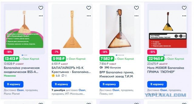 Про Российский рынок балалаек