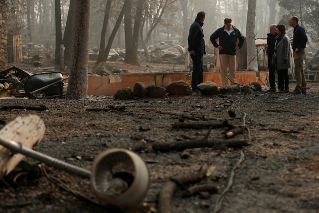 Фотографии последствий самого смертоносного пожара в Калифорнии