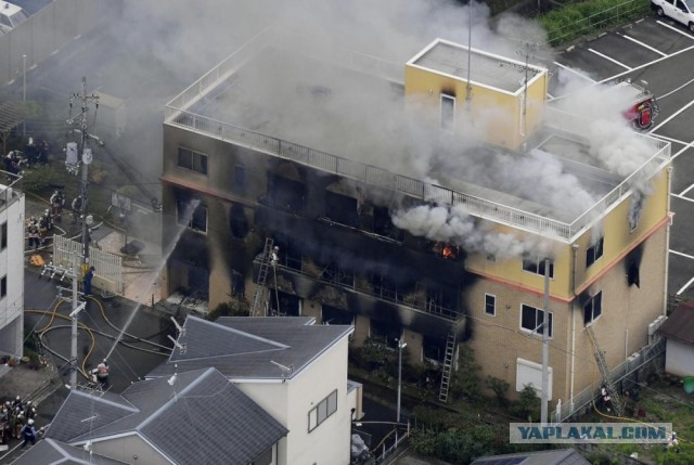 В Японии шизик поджог главный офис анимационной студии Kyoto Animation из-за того, что не вышел новый сезон аниме